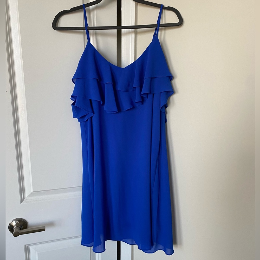 Lulu’s off the shoulder mini shift dress